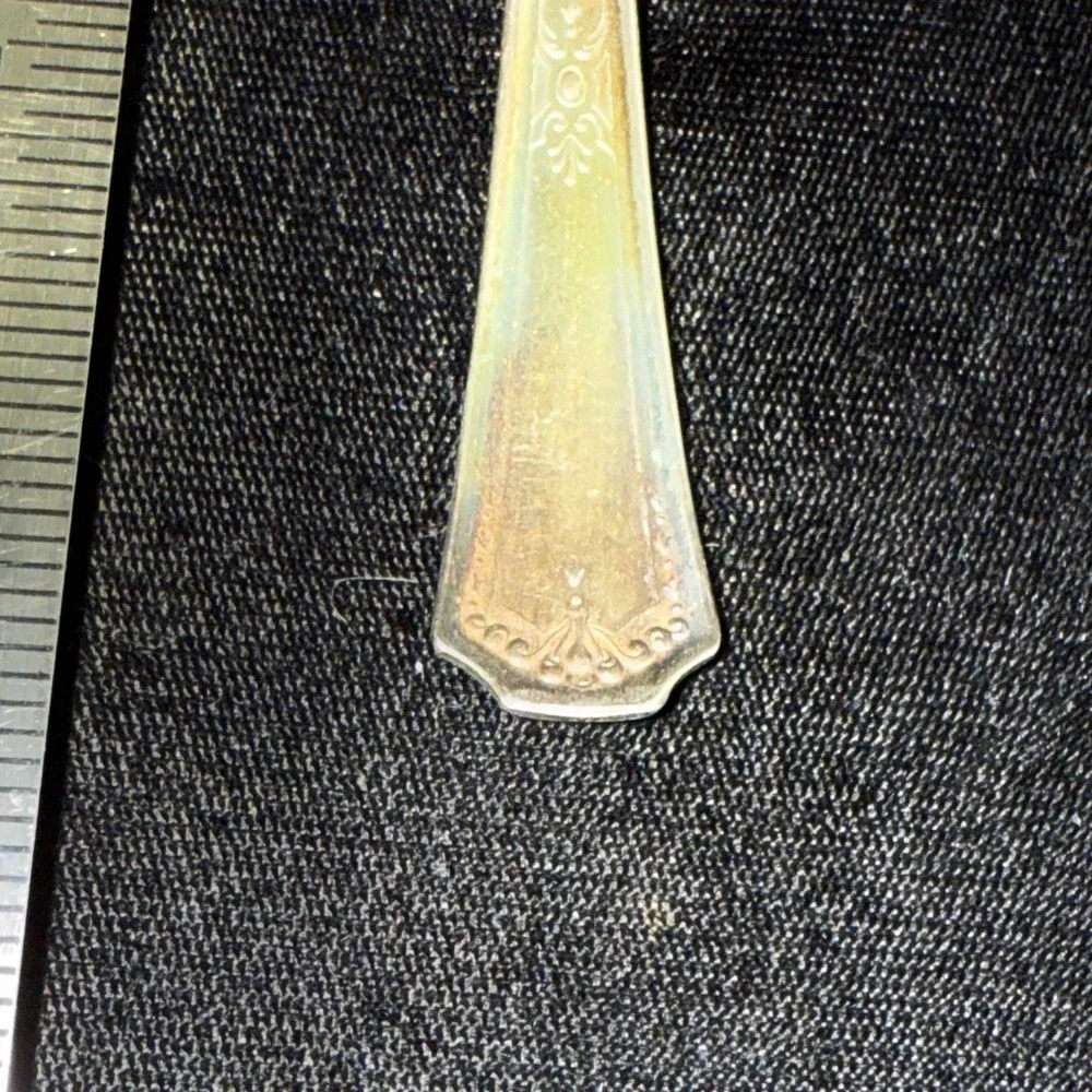 VINTAGE SILVERPLATED SPOON~[ N . S. CO. E.P.N.S. ] His Engraved Beard 5038‎